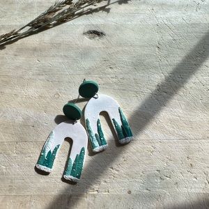 Winter earrings/snow earrings/gift/new